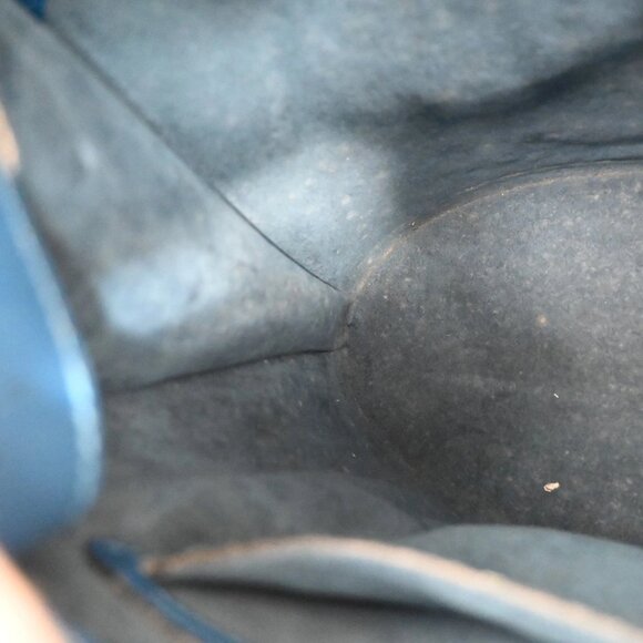 LOUIS VUITTON LV Logo Cluny Shoulder Bag Epi Leather Blue France M52255 85EF306 - Picture 12 of 15